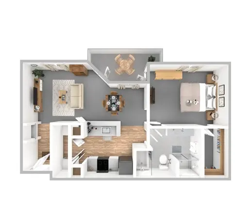 One Bedroom | One Bathroom