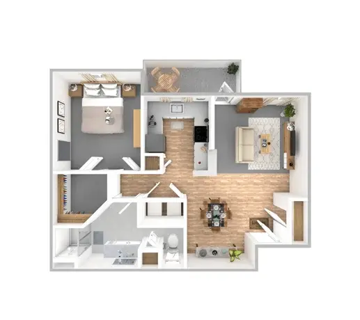 One Bedroom | One Bathroom